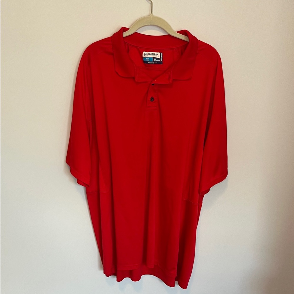 Bright Red Polo Shirt
